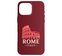 Colosseo Roma Italia Architettura Storia Vibes Minimalist Custodia per iPhone 16 Pro Max