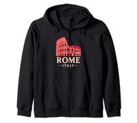 Colosseo Roma Italia Architettura Storia Vibes Minimalist Felpa con Cappuccio