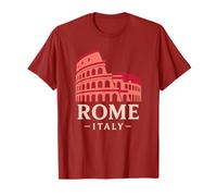 Colosseo Roma Italia Architettura Storia Vibes Minimalist Maglietta
