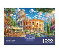 Colosseo_Roma Puzzle 1000 Pezzi, Jigsaw Puzzle Ad Alta Difficoltà Regali Per Adulti E Adolescenti, Home Giochi 52x38cm/1000pcs