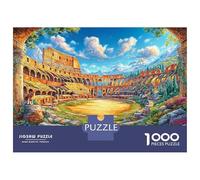 Colosseo_Roma Puzzle 1000 Pezzi, Jigsaw Puzzle Difficili Per Adulti E Ragazzi Dai 14 Anni in Su, Home Giochi Puzzle 52x38cm/1000pcs