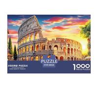 Colosseo_ Roma Puzzle 1000 Pezzi, Jigsaw Puzzle Per Adolescenti E Bambini, Giochi Stimolanti Per Tutta La Famiglia 38x26cm/1000pcs