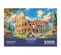 Colosseo_Roma Puzzle 1000 Pezzi, Jigsaw Puzzle Per Adulti E Ragazzi Dai 14 Anni in Su, Giochi StimolFormicai Per Tutta La Famiglia 38x26cm/1000pcs