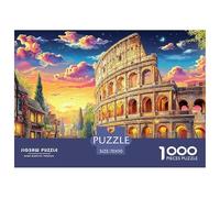 Colosseo_ Roma Puzzle 1000 Pezzi, Jigsaw Puzzle Per Adulti Puzzle 1000 Pezzi Difficili Per Adulti Home Giochi Puzzle 70x50cm/1000pcs