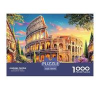 Colosseo_ Roma Puzzle 1000 Pezzi, Jigsaw Puzzle Per Adulti Puzzle 1000 Pezzi Difficili Per Adulti Home Giochi Puzzle 70x50cm/1000pcs