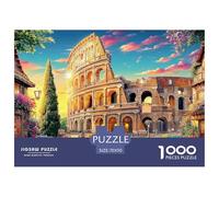 Colosseo_ Roma Puzzle 1000 Pezzi - Jigsaw Puzzle Regali Per Adulti E BambiniGioco Di Sfida Intellettuale, Impossibile Puzzle 70x50cm/1000pcs
