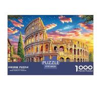 Colosseo_ Roma Puzzle 1000 Pezzi, Puzzle Impossibile 1000 Pezzi Gioco Di Sfida Intellettuale 38x26cm/1000pcs