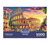 Colosseo_ Roma Puzzle 1000 Pezzi, Puzzle Impossibile 1000 Pezzi Gioco Di Sfida Intellettuale 52x38cm/1000pcs
