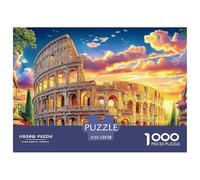 Colosseo_ Roma Puzzle 1000 Pezzi, Puzzle Impossibile 1000 Pezzi Gioco Di Sfida Intellettuale 52x38cm/1000pcs