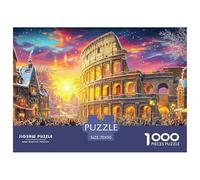 Colosseo_ Roma Puzzle 1000 Pezzi, Puzzle Impossibile 1000 Pezzi Gioco Di Sfida Intellettuale 70x50cm/1000pcs