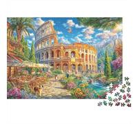 Colosseo_ Roma Puzzle Da 1000 Pezzi - Puzzle Ad Alta Difficoltà,Giochi Stimolanti Per Tutta La Famiglia 70x50cm/1000pcs