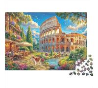 Colosseo_ Roma Puzzle Da 1000 Pezzi - Puzzle Ad Alta Difficoltà,Giochi Stimolanti Per Tutta La Famiglia 52x38cm/1000pcs