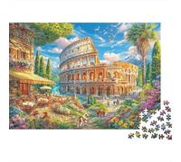 Colosseo_ Roma Puzzle Da 1000 Pezzi - Puzzle Ad Alta Difficoltà,Giochi Stimolanti Per Tutta La Famiglia 70x50cm/1000pcs