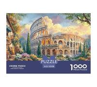 Colosseum Garden Puzzle in Stile Museo - 1000 Pezzi Di Fascino Con Splendide Illustrazioni Artistiche Da Collezione - Il Regalo Perfetto Per Un Pubblico 14+ 52x38cm/1000pcs