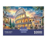 Colosseum Sunset Puzzle Ispirato Ai Capolavori Dei Musei - 1000 Pezzi Con Immagini D'Arte Di Profondo Impatto Visivo - Per Divertirsi E Regalare, Consigliato 14+ 70x50cm/1000pcs