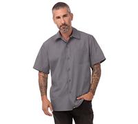 Colour by Chef Works B179-M Cool Vent Chef, Camicia Media, Grigio
