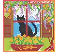 Colour by Numbers: Coloring Book with 40 Unique mystery circles colors color by number for Relaxation and Stress Relief