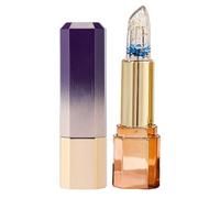 Colour Changing Crystal Jelly Lip Balm,PH Color Changing Lip Balm Clear Flower Jelly Lipstick,Transparent Flower Jelly,Colour Lip Gloss With Magic Temperature.60g (B)