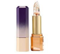 Colour Changing Crystal Jelly Lip Balm,PH Color Changing Lip Balm Clear Flower Jelly Lipstick,Transparent Flower Jelly,Colour Lip Gloss With Magic Temperature.60g (C)