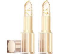 Colour Changing Lipstick，Ph Adjusting lipstick,Transfer Proof Colour Changing Lipstick,Hydration Lip Gloss for Women(2PC)