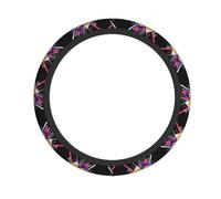 Colour Clash - Coprivolante universale, 38,1 cm, antiscivolo, assorbe il sudore,