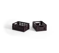 Colour Crate Storage Box Mini Set di 2 Bordeaux