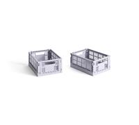 Colour Crate Storage Box Mini Set di 2 Lavanda