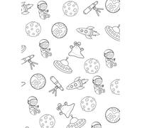 Colour It In: Blast Off & Write: Space Explorer Notebook: A Color-It-Yourself Notebook Cover for Colorful Thinkers | Wide Ruled 8.7mm