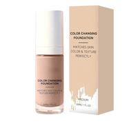 Colour Matching Foundation │ Base per trucco idratante da 30 ml, correttore che regola il | Tecnologia delle di pigmento, mesmetica di bellezza per uso quotidiano, crema viso con
