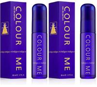 COLOUR ME Indigo Profumo da donna, Eau de Parfum 50 ml, Fragranza di lusso - Profumo da donna, persistente Profumi di Milton-Lloyd (Confezione da 2)