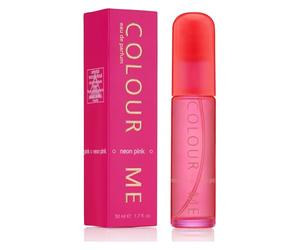 COLOUR ME Neon Pink Profumo da donna, Eau de Parfum 50 ml, Fragranza di lusso - Profumo da donna, persistente Profumi di Milton-Lloyd, 50ml