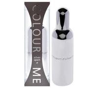 Colour Me Silver Sport - Dopobarba EDP da Uomo - Mandarino e Cedro 100ml | Eau de Parfum Uomo, Fragranza Legnosa e Fresca, Pepe Nero, Fava Tonka, Lunga Durata, Idea Regalo Uomo