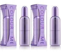 COLOUR ME Violet Profumo da donna, Eau de Parfum 100 ml, Fragranza di lusso - Profumo da donna, persistente Profumi di Milton-Lloyd (Confezione da 2)