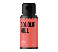 Colour Mill Aqua Blend Food Colouring Coral: Colorante Alimentare Liquido a Base d’Acqua - 20 ml