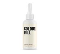 Colour Mill Choco Drip Natural White, Drip Cake Glassa per Dolci, Colore Cioccolato per Torte, Biscotti, Macaron, Gelati, Cake Pops, Fragole, Decorazioni di Torte, Bianco Naturale, 125 g