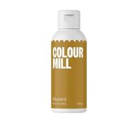 Colour Mill Oil Blend Mustard Colorante Alimentare a Base di Olio - Colorante Alimentare per Cioccolato, Fondente, Cupcake, Torte, Macaron, Pasticceria Food Coloring Decorazione di Torte - 100ml