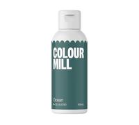 Colour Mill Oil Blend Ocean Colorante Alimentare a Base di Olio - Colorante Alimentare per Cioccolato, Fondente, Cupcake, Torte, Macaron, Pasticceria Food Coloring Decorazione di Torte - 100ml