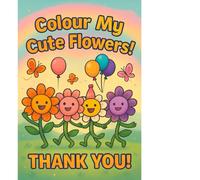 Colour my cute flowers