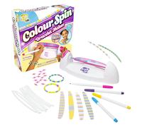 Goliath - Colour Spin Bracelet Maker, Macchina per Creare Braccialetti Colorati, Kit Creativo Bambini da 6 Anni, DIY Facile e Veloce, Fai da te, Idea Regalo Originale, Fino a 15 Braccialetti.