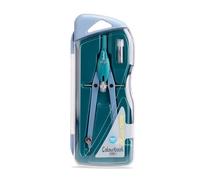 Colourbook 1 Compasso Balaustrone Wild Per Disegno Tecnico Geometria Professionisti E Studenti Scuole Medie Superiori, Precisione Micrometrica, Con Mina Di Ricambio, Senza Nichel, Verde Militare