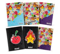Colourbook 12 Quadernoni Gianpiero Rigatura 5mm senza Margine 100g