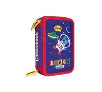 Colourbook 3Zip - Astuccio Scuola 3 Zip (Space)