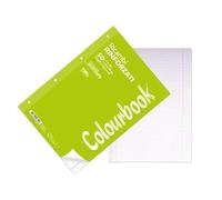 Colourbook 50 Ricambi Rinforzati A4 Rigo B 90g Terza Elementare Banda Trasparente Antistrappo Fori Raccoglitore Carta Spessa