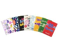 Colourbook AciDaisy - Confezione 12 Quaderni Formato A4, 72 Pagine, 100 g/m²… (Quadretti 4 mm, AciDaisy)