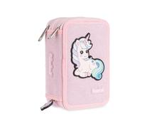 Colourbook Astuccio 3 Zip Unicorno in Rilievo Completo 44 Pezzi (Rosa)