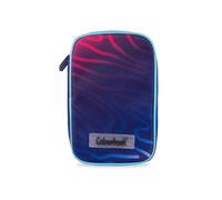 Colourbook Astuccio Abstract 1 Zip Completo 44 Pezzi - 18 Pastelli Mina 4mm, 18 Pennarelli Conici, Cancellotte, Gomma, Temperino, Colla, Forbici, Righello