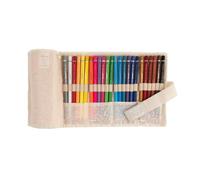 Colourbook Astuccio Arrotolabile Rotolo Portapastelli Glitter (Oro)
