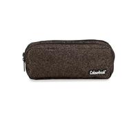Colourbook Astuccio Bustina 2 Zip Glitter Portapenne Scuola (Bronzo)