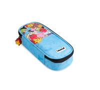 Colourbook Astuccio Ovale Gianpiero Scuola Organizzato, Azzurro
