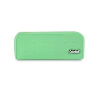 Colourbook Pin It - Astuccio Portapenne In Morbido Silicone, Chiusura Zip, Formato 19.5x7x5.5 cm (Verde)
